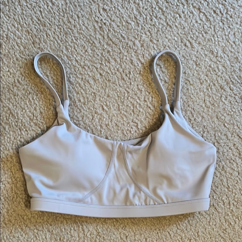 Women's Cream Sports Bra